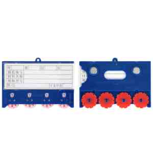 亿洛莱 双磁四轮料签 65*100mm 个