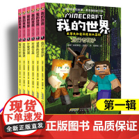 我的世界书史蒂夫和爱丽克丝大冒险系列漫画书第一辑 1全套6册 儿童逻辑思维训练益智故事书 小学生阅读漫画书籍安徽科技出版