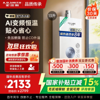 AO史密斯佳尼特13升燃气热水器佳尼特 不锈钢换热器8年包换 精控恒温 抗风防冻JSQ26-TC1