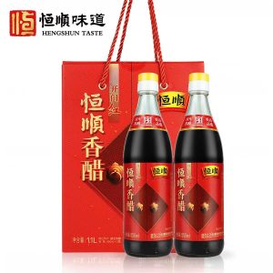 镇江特产恒顺香醋开门红550ml*2瓶精制礼盒装节庆送礼佳品