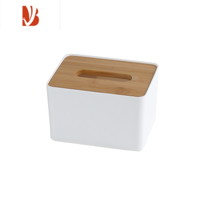 三维工匠北欧多纸巾盒抽纸客厅家用创意茶几餐巾卷纸筒简约遥控器收纳 中号款(北欧白)