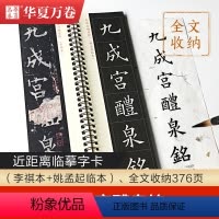 [正版]共2本欧阳询九成宫醴泉铭楷书字帖毛笔书法硬笔钢笔小楷初学者成人大学生男女生临帖近距临摹字卡九成宫醴泉铭 欧阳询