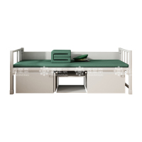 鑫星奈 制式营具单人床营房宿舍铁架床钢制组合单人床公寓床含床下柜