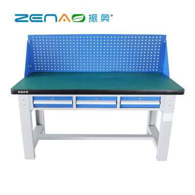 振奥 重型工作台防静电装配操作台维修桌 1.8米横三抽+方孔挂板