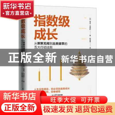 正版 指数级成长:从默默无闻到出类拔萃的五大行动法则 格里*洛维