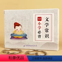 小学文学常识卡 小学通用 [正版]易蓓小学生三四五六年级经典文言文小古文必背古诗词卡片手卡闪卡