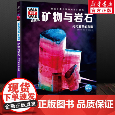 矿物与岩石 什么是什么was ist was珍藏版 8-10-12岁德国少年儿童百科知识书大百科科普全书小学生课外阅读科